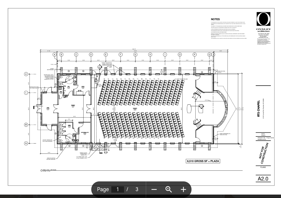Chapel Exterior Rendering