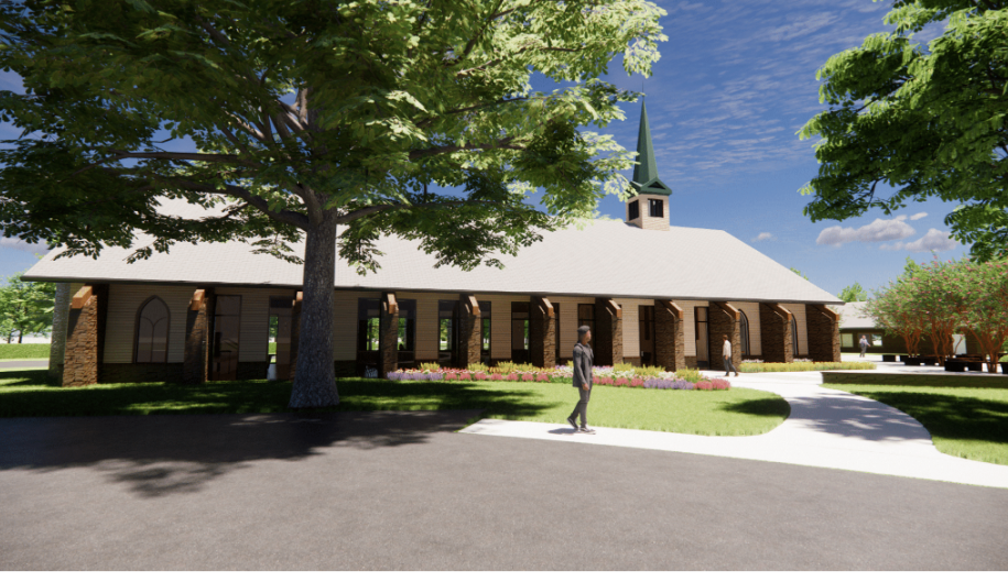 Chapel Side View Rendering