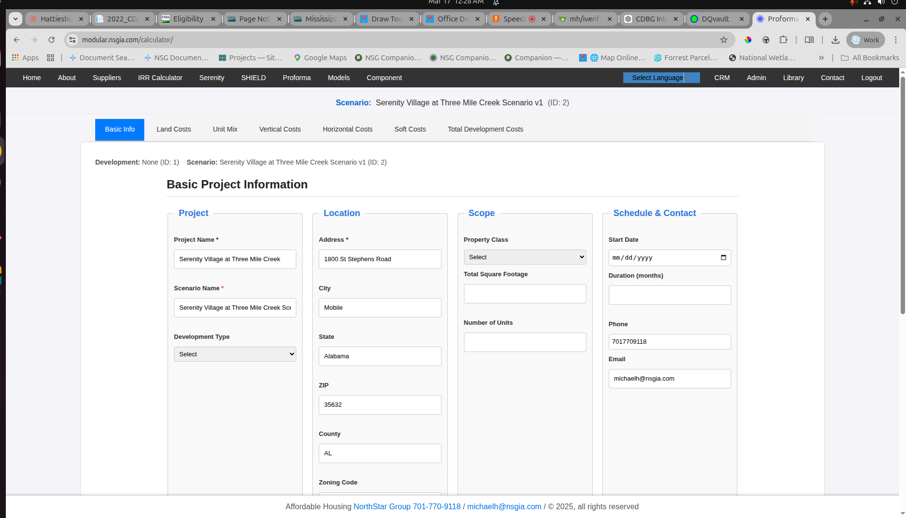 Basic project information